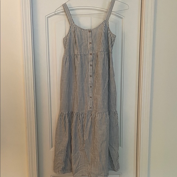 Isabel Maternity by Ingrid & Isabel Dresses & Skirts - Maternity Blue & White Midi Sundress